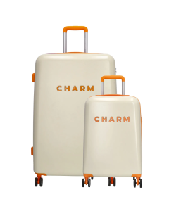 Charm London Capetown Trolley Set Beige Multi