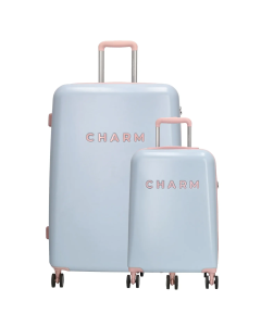 Charm London Capetown Trolley Set Babyblauw
