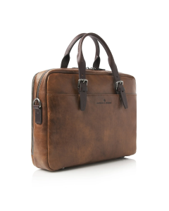 Castelijn & Berens Laptoptas 15,6" + tablet RFID | natural