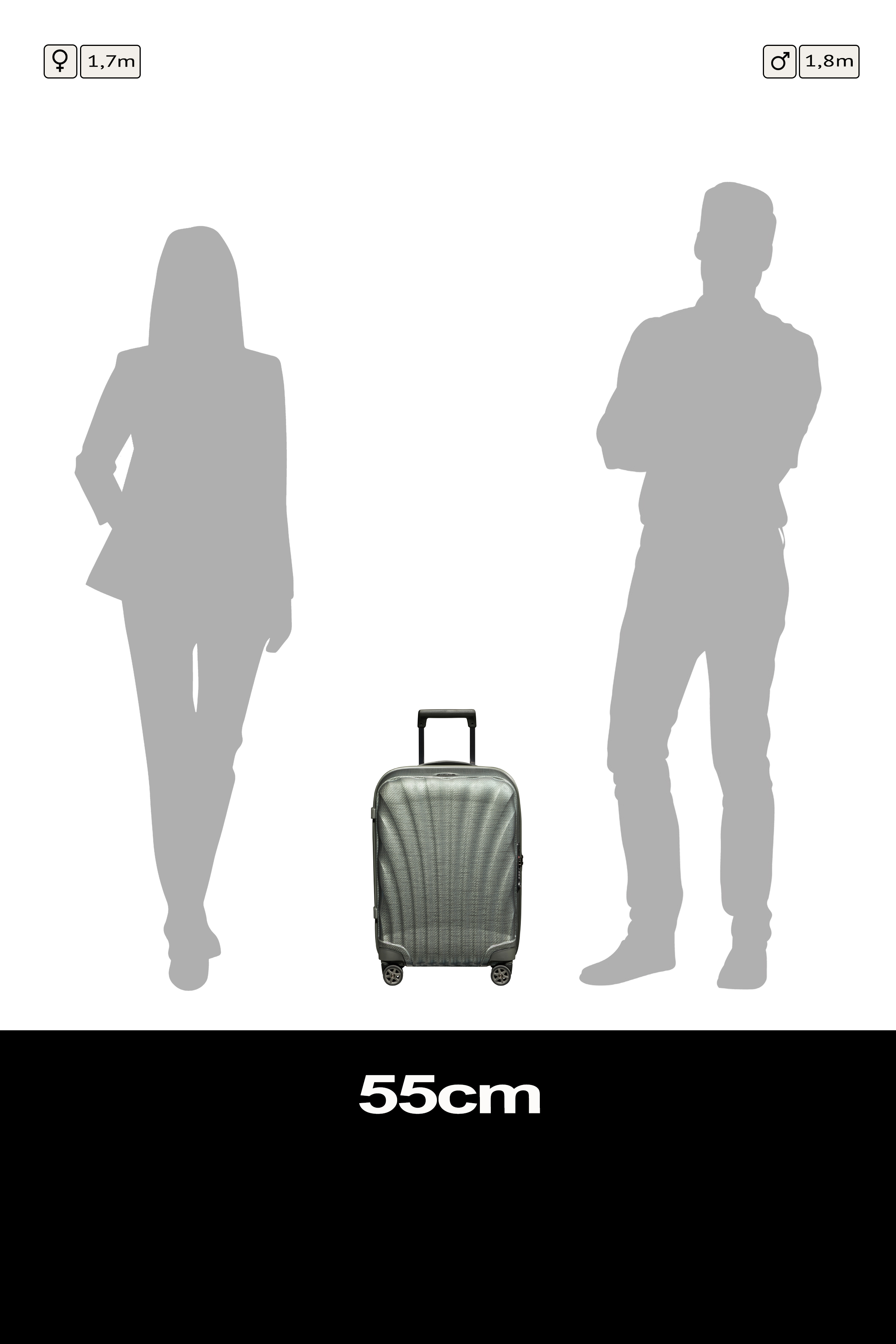 Samsonite C-Lite Spinner 55cm