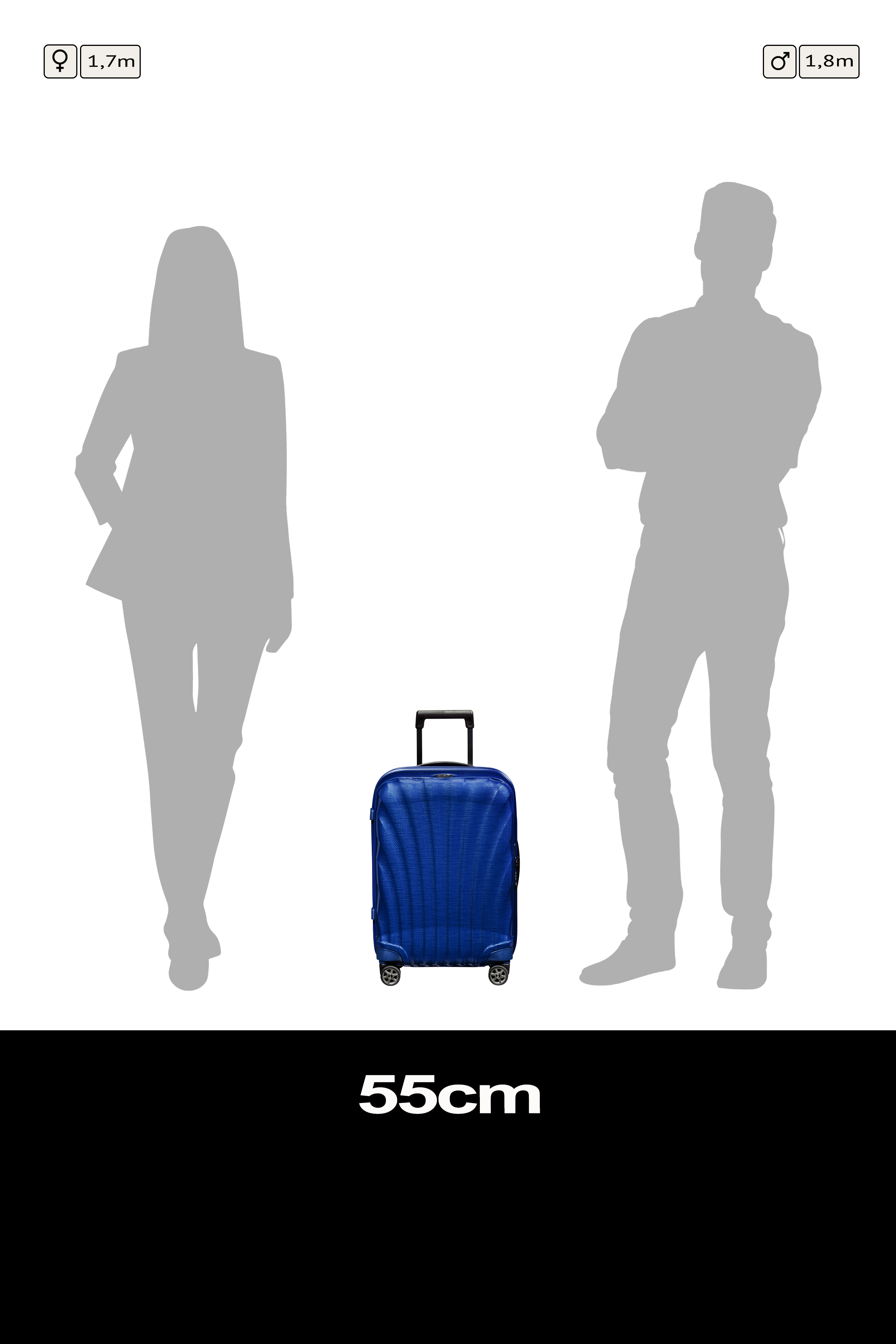 Samsonite C-Lite Spinner 55cm