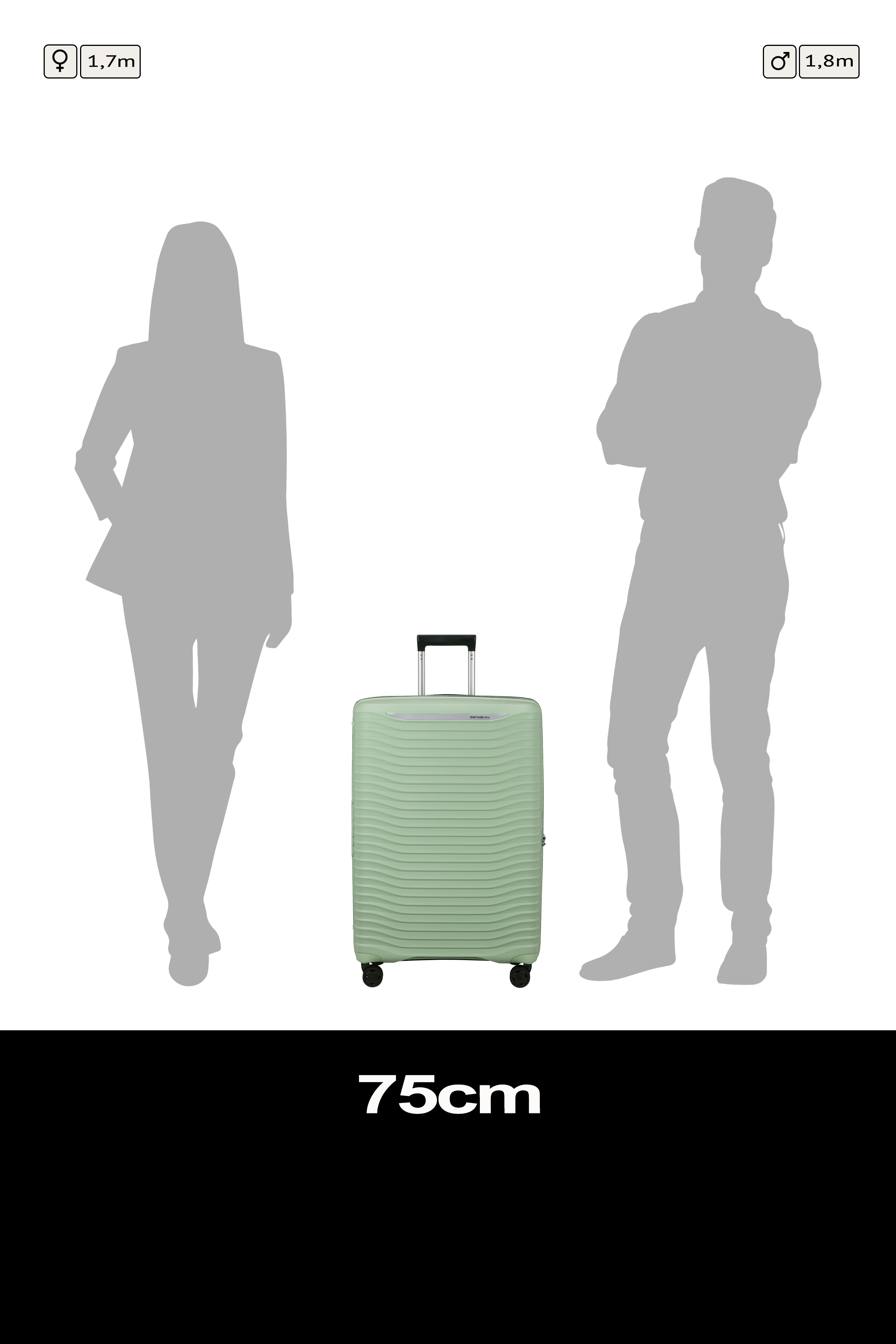 Upscape Spinner 75cm Expandable