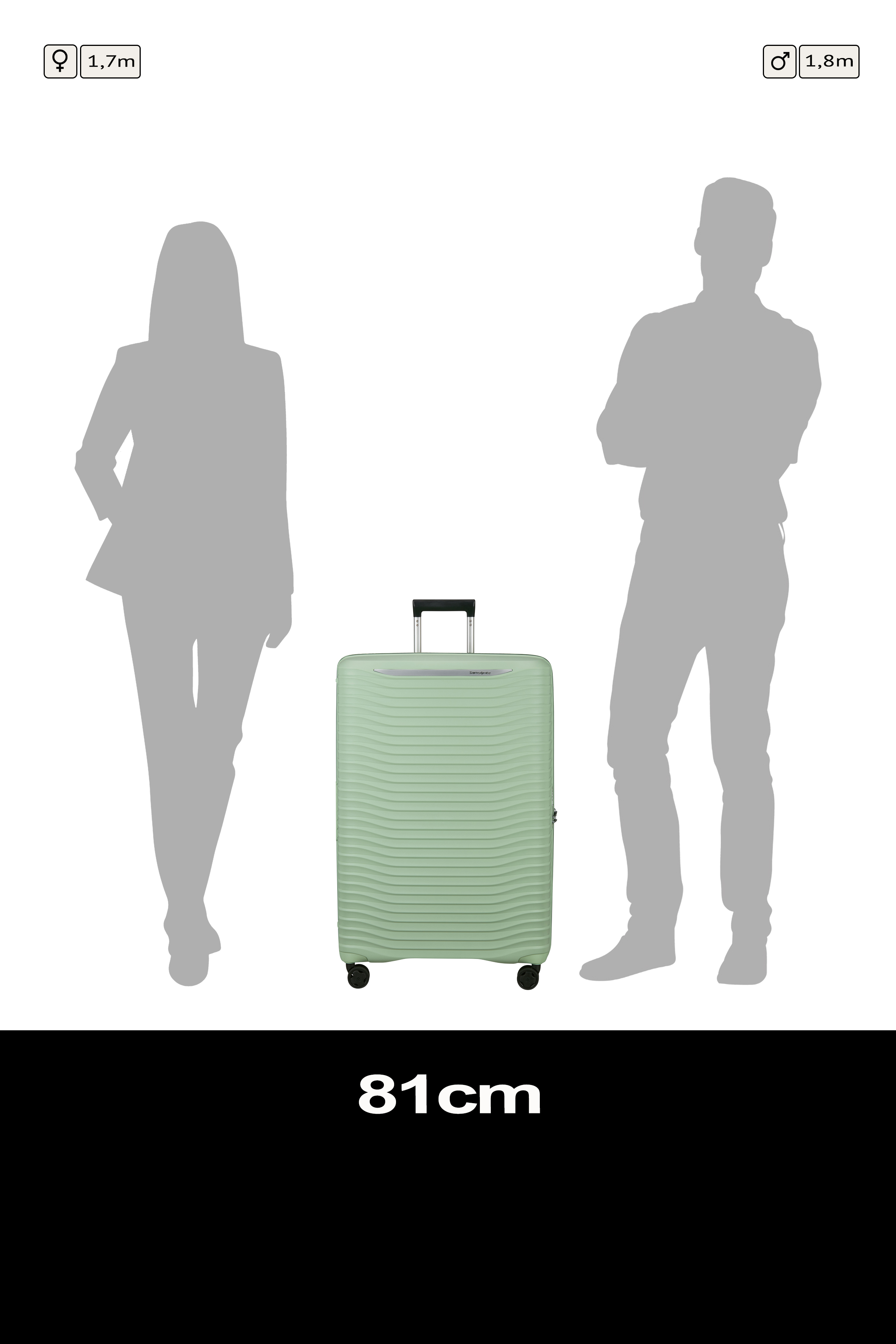 Upscape Spinner 81cm Expandable