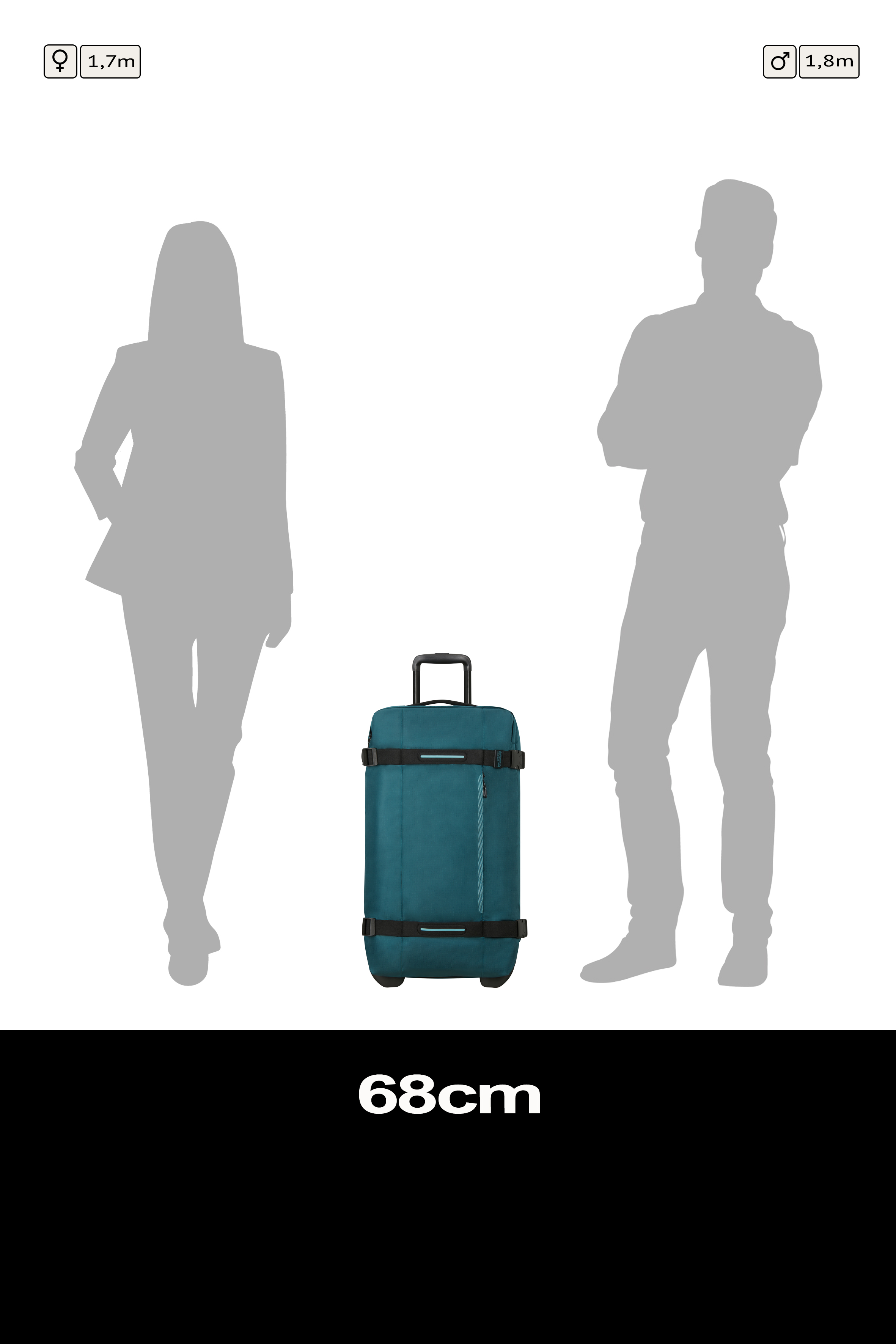 Urban Track Duffle/Wheels M