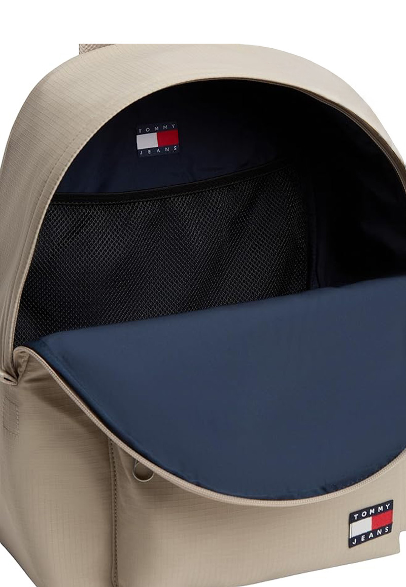 Essential ripstop rugzak met ronde bovenkant