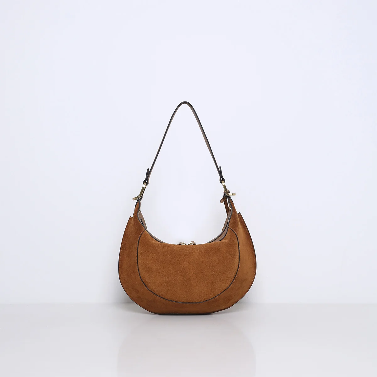 Marlon Suede Sadle Bag