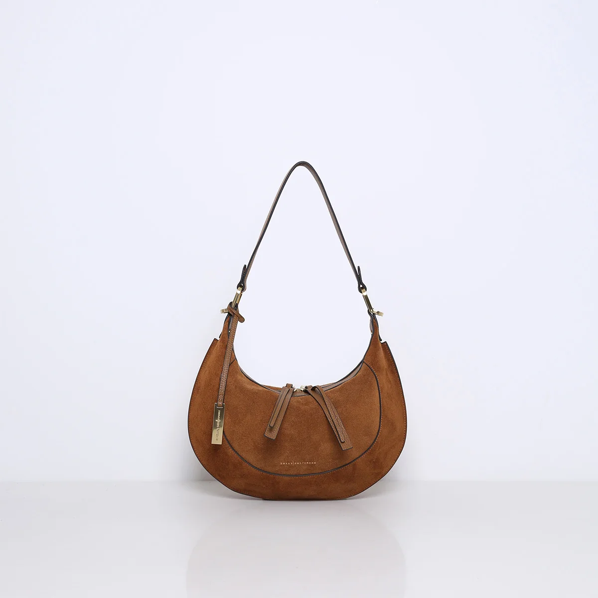 Marlon Suede Sadle Bag