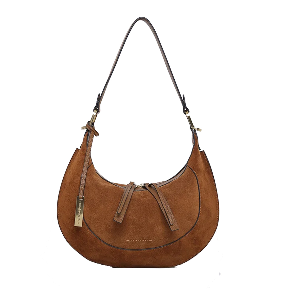 Marlon Suede Sadle Bag