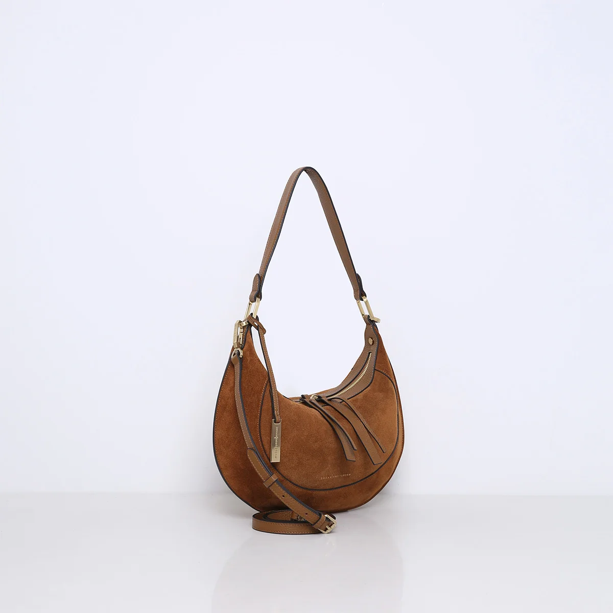 Marlon Suede Sadle Bag