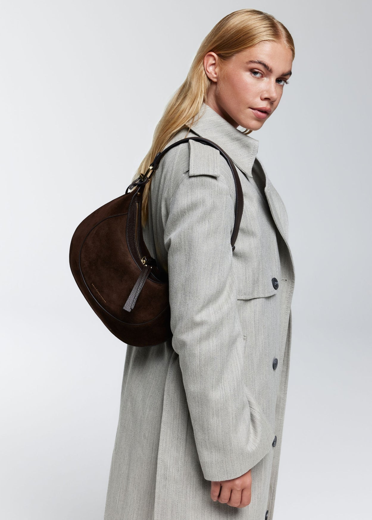 Marlon Suede Sadle Bag
