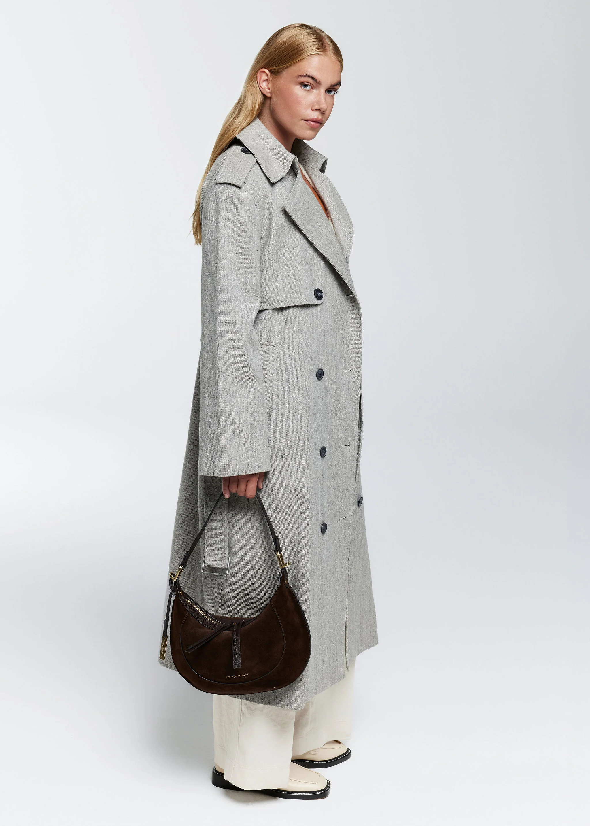 Marlon Suede Sadle Bag