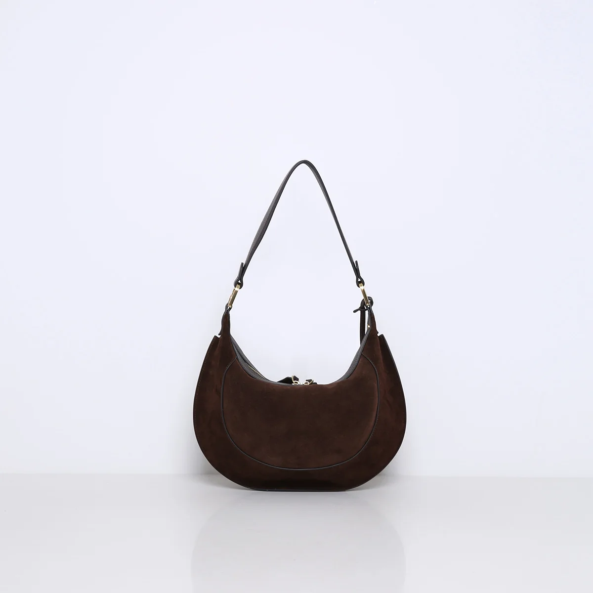 Marlon Suede Sadle Bag