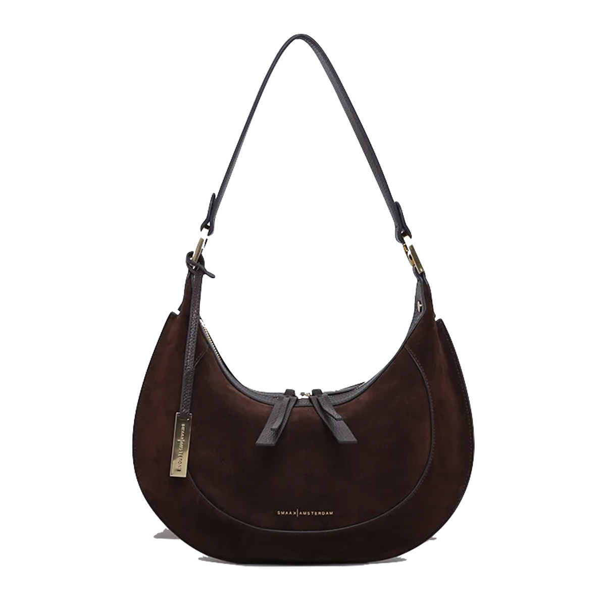 Marlon Suede Sadle Bag