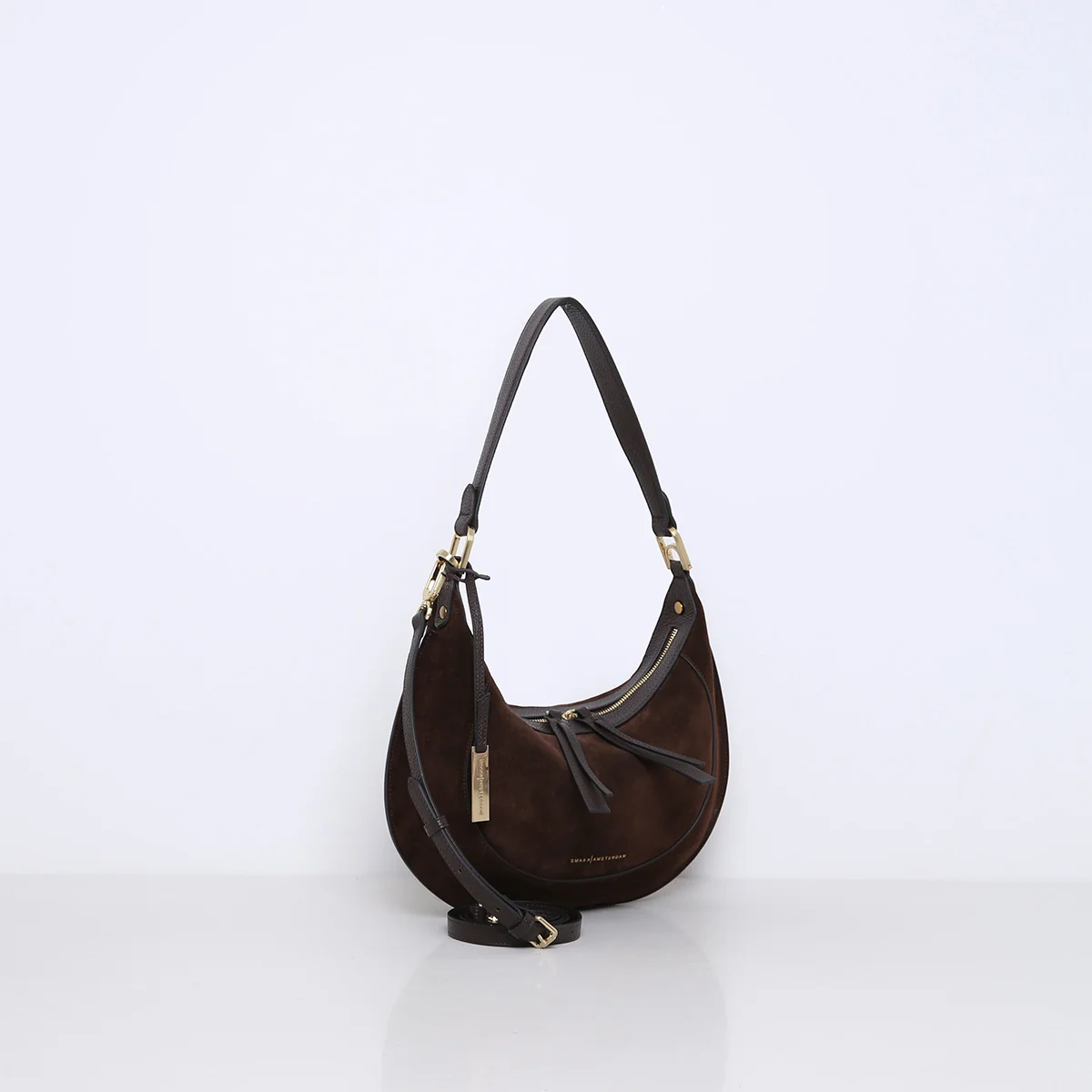 Marlon Suede Sadle Bag