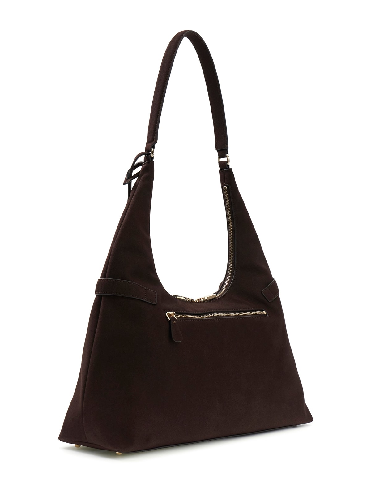 Schoudertas Ella Hobo suède-look