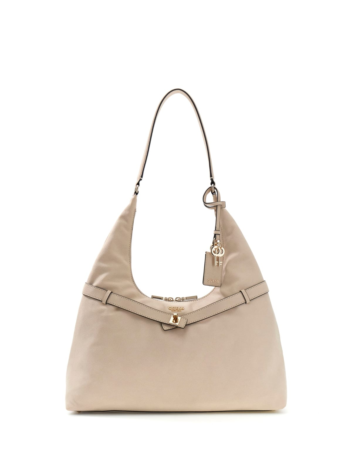 Schoudertas Ella Hobo suède-look